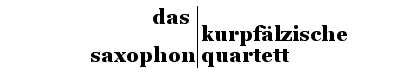 Logo kurpfälzisches saxophonquartett